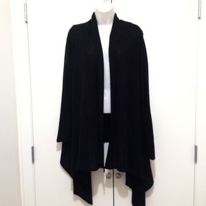 Layers by Lizden Open Front Cardigan Black Medium